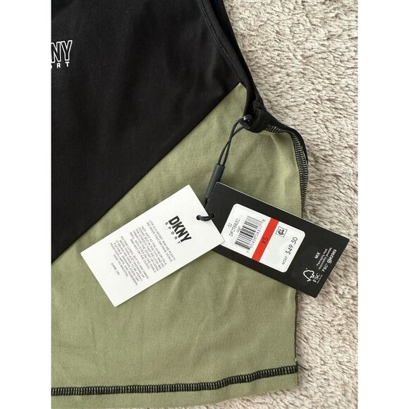 DKNY Women's Cropped Colorblock Logo Tank Size XS New - Picture 5 of 9